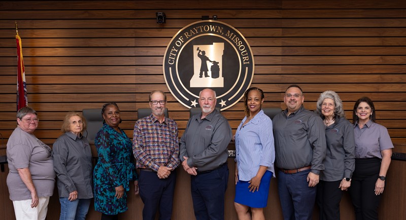 Photo of the Raytown Board of Aldermen as of the April 2025 election.
